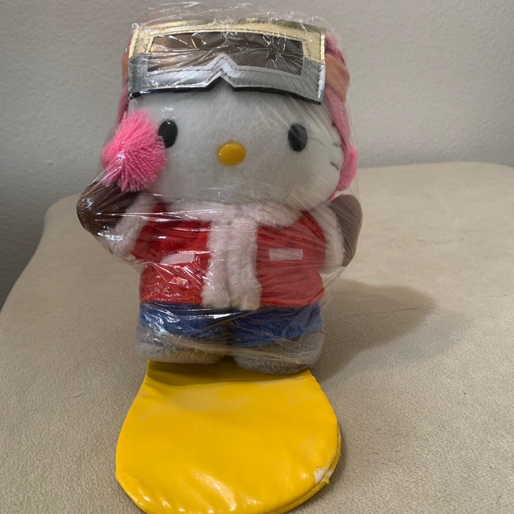 Snowboarding Hello Kitty Stuffed Animal